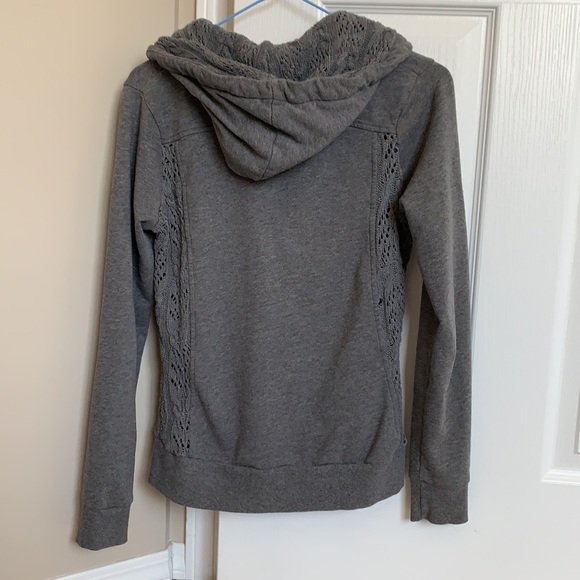 Twik Grey Hoodie with Knit Detail Size S - Picture 4 of 5